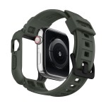 Ремешок TPU Spigen Rugged Armor Pro для Apple Watch 44/45mm Military Green (062CS26016)