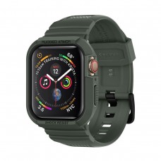 Ремешок TPU Spigen Rugged Armor Pro для Apple Watch 44/45mm Military Green (062CS26016)