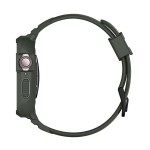 Ремешок TPU Spigen Rugged Armor Pro для Apple Watch 44/45mm Military Green (062CS26016)