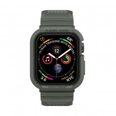 Ремешок TPU Spigen Rugged Armor Pro для Apple Watch 44/45mm Military Green (062CS26016)