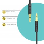 Кабель Audio Piko CB-AB11 3.5мм-3.5мм (M/M) 1m Black (1283126489150)