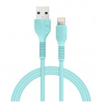 Кабель ACCLAB AL-CBCOLOR-L1MT USB-Lightning 1.2m 2.4А Mint (1283126518195)