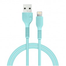 Кабель ACCLAB AL-CBCOLOR-L1MT USB-Lightning 1.2m 2.4А Mint (1283126518195)