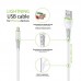 Кабель Intaleo CBFLEXL2 USB-Lightning 2m 2.4A White (1283126521416)