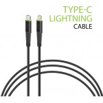 Кабель Intaleo CBFLEXTL1 Type-C-Lightning 1.2m 18W 3A Black (1283126542459) Кабель Intaleo CBFLEXTL1 Type-C-Lightning 1.2m 18W 3A Black (1283126542459)