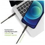 Кабель Intaleo CBFLEXTL1 Type-C-Lightning 1.2m 18W 3A Black (1283126542459) Кабель Intaleo CBFLEXTL1 Type-C-Lightning 1.2m 18W 3A Black (1283126542459)