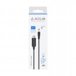 Кабель питания ACCLAB USB-DC5 5х2 9V 1A 1m Black (1283126552830)