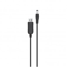 Кабель питания ACCLAB USB-DC5 5х2 9V 1A 1m Black (1283126552830)