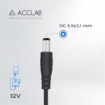 Кабель питания ACCLAB USB-DC5 5х2 12V 1A 1m Black (1283126565120) Кабель питания ACCLAB USB-DC5 5х2 12V 1A 1m Black (1283126565120)