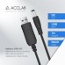 Кабель питания ACCLAB USB-DC5 5х2 12V 1A 1m Black (1283126565120)