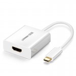 Адаптер Ugreen Type-C-HDMI 4K 30Hz White (40273)
