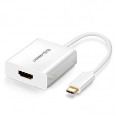 Адаптер Ugreen Type-C-HDMI 4K 30Hz White (40273)