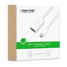 Адаптер Ugreen MM130 Type-C-DisplayPort 4K 60Hz Gray (40372)
