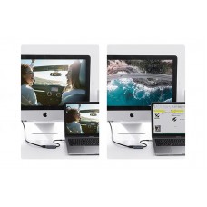 Адаптер Ugreen CM236 Type-C-MiniDisplayPort 4K 60Hz Gray (60351)