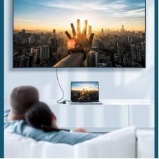 Адаптер Ugreen CM260 Type-C-DisplayPort-HDMI-VGA 4K 60Hz Black (60568)