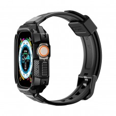 Ремешок TPU Spigen Rugged Armor Pro для Apple Watch 49 mm Black (ACS05460)