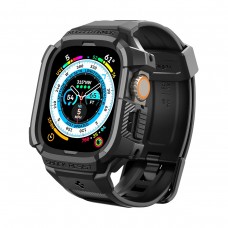 Ремешок TPU Spigen Rugged Armor Pro для Apple Watch 49 mm Black (ACS05460)
