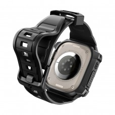 Ремешок TPU Spigen Rugged Armor Pro для Apple Watch 49 mm Black (ACS05460)