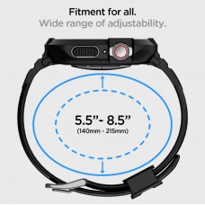 Ремешок TPU Spigen Rugged Armor Pro для Apple Watch Ultra Crystal Clear (ACS05461)