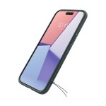 Чехол накладка Spigen TPU Liquid Air для iPhone 15 Pro Max Abyss Green (ACS06564)