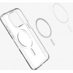 Чехол накладка Spigen TPU Ultra Hybrid MagSafe для iPhone 15 Pro Max Frost Clear (ACS06580)