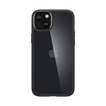 Чехол накладка Spigen TPU Ultra Hybrid для iPhone 15 Plus Frost Black (ACS06656)