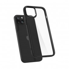 Чехол накладка Spigen TPU Ultra Hybrid для iPhone 15 Plus Matte Black (ACS06657)