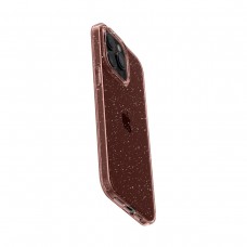 Чехол накладка Spigen TPU Liquid Crystal Glitter для iPhone 15 Pro Rose Quartz (ACS06702)