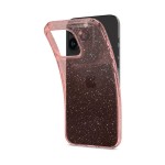 Чехол накладка Spigen TPU Liquid Crystal Glitter для iPhone 15 Pro Rose Quartz (ACS06702)