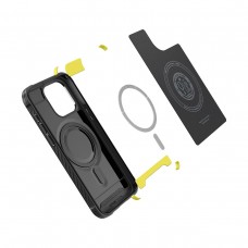 Чехол накладка Spigen PC Rugged Armor MagSafe для iPhone 15 Pro Matte Black (ACS06703)