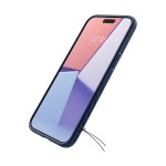 Чехол накладка Spigen TPU Liquid Air для iPhone 15 Pro Navy Blue (ACS06705)