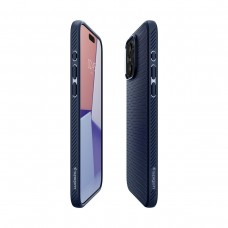 Чехол накладка Spigen TPU Liquid Air для iPhone 15 Pro Navy Blue (ACS06705)