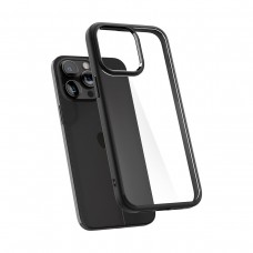 Чехол накладка Spigen TPU Ultra Hybrid для iPhone 15 Pro Matte Black (ACS06713)