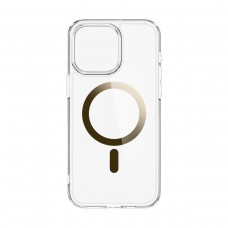 Чехол накладка Spigen TPU Ultra Hybrid MagSafe для iPhone 15 Pro Gold (ACS06718)