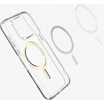 Чехол накладка Spigen TPU Ultra Hybrid MagSafe для iPhone 15 Pro Gold (ACS06718)
