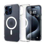 Чехол накладка Spigen TPU Ultra Hybrid MagSafe для iPhone 15 Pro Frost Clear (ACS06719)