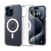 Чехол накладка Spigen TPU Ultra Hybrid MagSafe для iPhone 15 Pro Frost Clear (ACS06719)