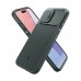 Чехол накладка Spigen PC Optik Armor MagSafe для iPhone 15 Pro Abyss Green (ACS06739)
