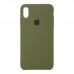 Чехол накладка SK Original TPU Silicone для Apple iPhone XS/X Virid Green (ARM54450)