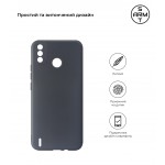 Чехол накладка TPU Armorstandart Matte Slim Fit для Tecno Spark 6 Go (KE5) Camera cover Black (ARM57595)