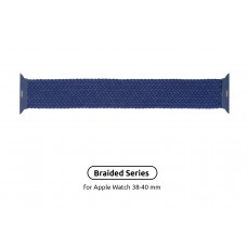 Ремешок Nylon ArmorStandart Braided Solo Loop для Apple Watch 38/40/41mm Atlantic Blue Size 2 (120 mm) (ARM58066)
