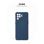 Чехол накладка ArmorStandart TPU ICON для Oppo Reno5 Lite Camera cover Dark Blue (ARM58546)