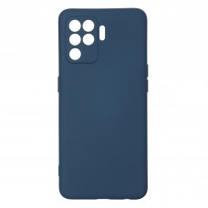 Чехол накладка ArmorStandart TPU ICON для Oppo Reno5 Lite Camera cover Dark Blue (ARM58546)