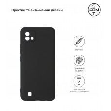 Чехол накладка TPU Armorstandart Matte Slim Fit для Realme C11 2021 Camera cover Black (ARM59517)