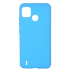 Чехол накладка TPU Armorstandart Matte Slim Fit для Tecno POP 5 Blue (ARM59760)