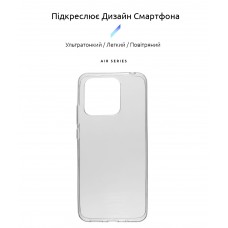 Чехол накладка ArmorStandart TPU Air Series для Xiaomi Redmi 10C Transparent (ARM61300)