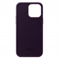 Чехол накладка ArmorStandart FAKE Leather для Apple iPhone 13 Pro Dark Cherry (ARM61375)