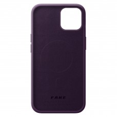Чехол накладка ArmorStandart FAKE Leather для Apple iPhone 13 Pro Max Dark Cherry (ARM61380)