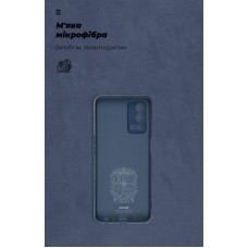 Чехол накладка ArmorStandart TPU ICON для Oppo A55 4G Camera cover Dark Blue (ARM61432)