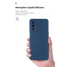 Чехол накладка ArmorStandart TPU ICON для Oppo A55 4G Camera cover Dark Blue (ARM61432)